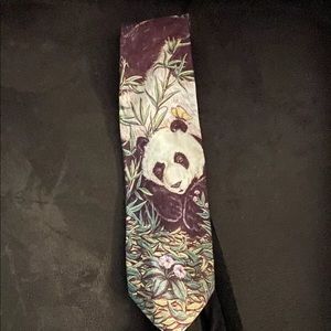 Ralph Marlin Panda Bear Neck Tie